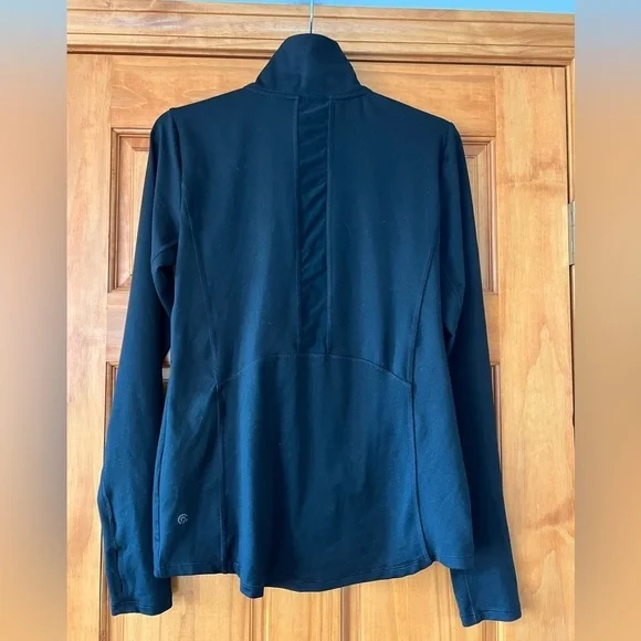 Champion Women's Full Zip Long Sleeve Sheer Back Top - Picture 2 of 4